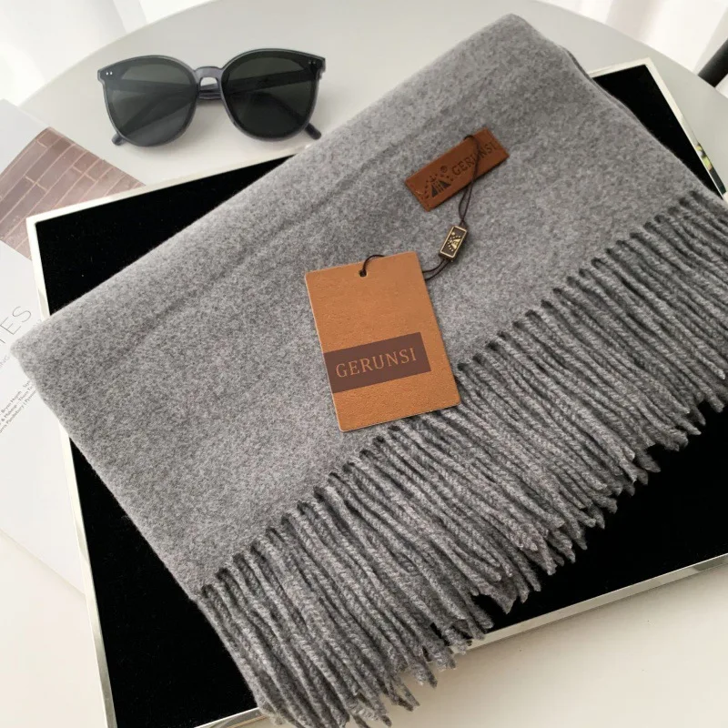 Classic Solid Imitation Cashme - đánh giá và giá Cashmere Scarf
