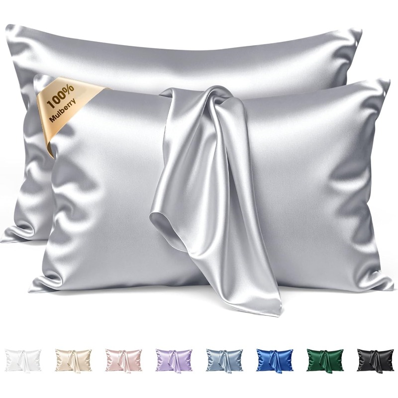 2pcs of Mulberry Silk Pillowca - đánh giá và giá Silk Pillowcase