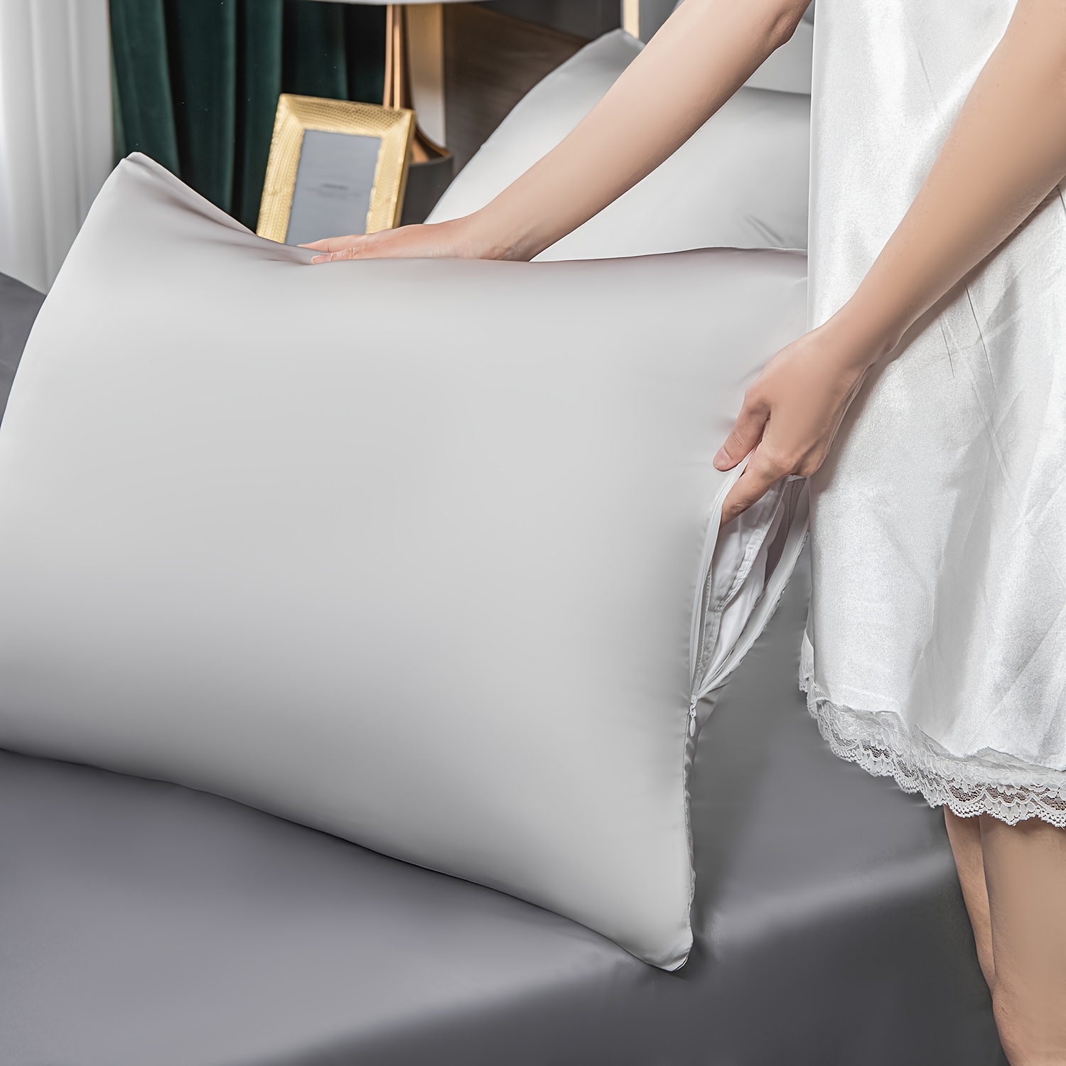2pcs of Mulberry Silk Pillowca - đánh giá và giá Silk Pillowcase