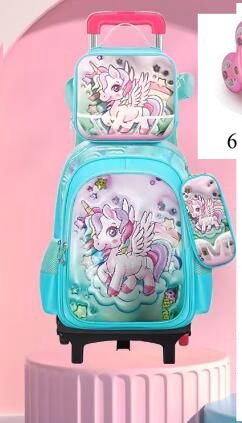 Children School Rolling Backpa - đánh giá và giá Travel Luggage Set