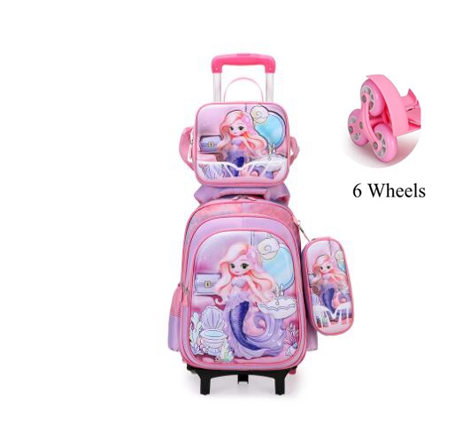 Children School Rolling Backpa - đánh giá và giá Travel Luggage Set