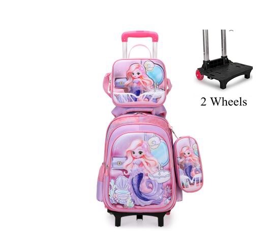 Children School Rolling Backpa - đánh giá và giá Travel Luggage Set
