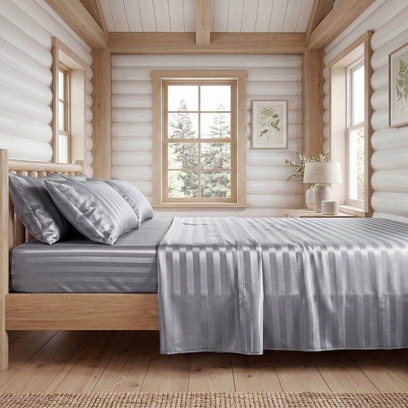 Wrinkle Resistant Striped Sati - đánh giá và giá Silk Pillowcase