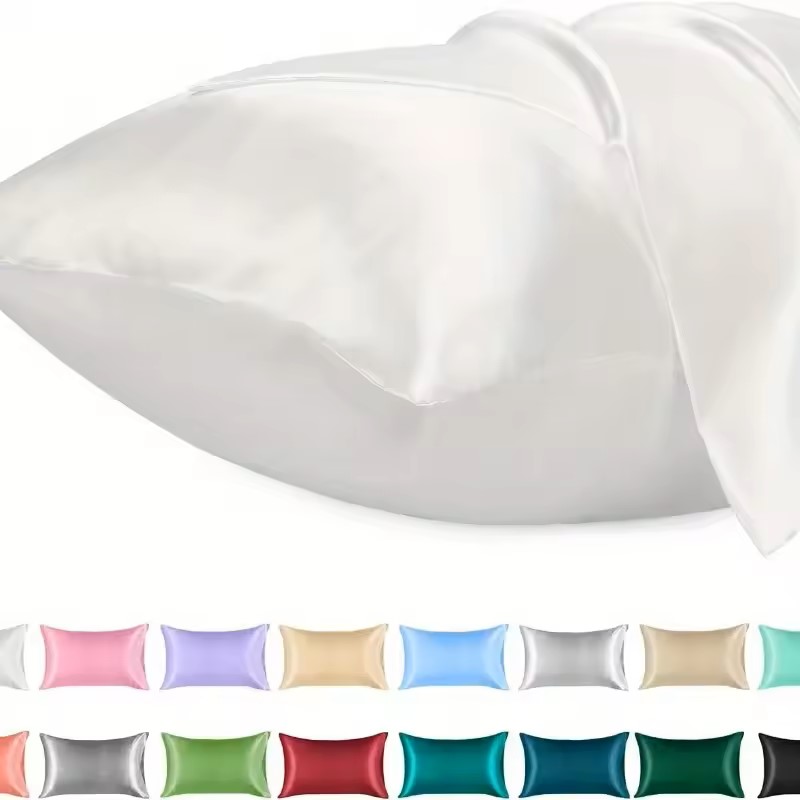 1PC Satin Pillowcase for Hair  - đánh giá và giá Silk Pillowcase